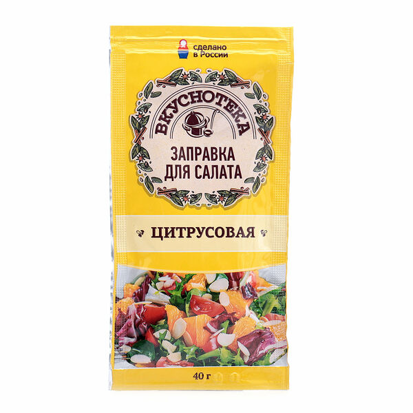 Заправка для салата АШАН Красная птица цитрусовая