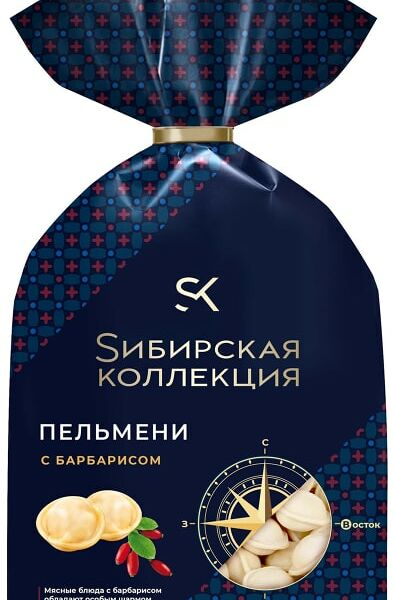 Пельмени Сибирская Коллекция с барбарисом 700г
