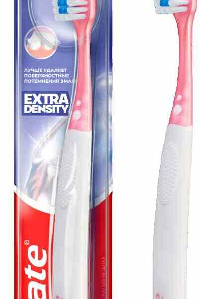 Зубная щетка жесткая Colgate Лучшее удаление поверхностных потемнений эмали