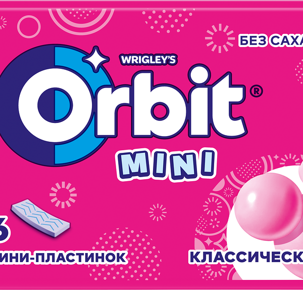 Жевательная резинка Orbit mini Классический