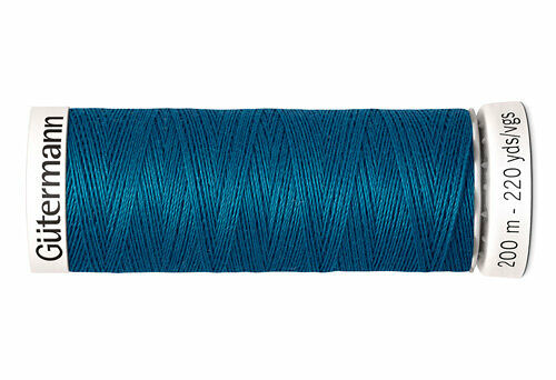748277 Нить Sew-all для всех материалов, 200м, 100% п/э Gutermann(483 морская волна)