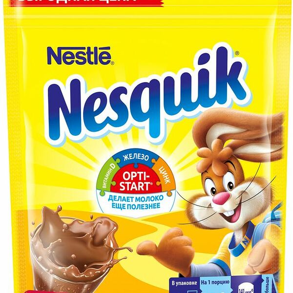 Какао-напиток Nesquik Opti-Start быстрорастворимый