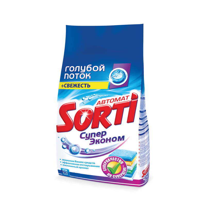 

Стиральный порошок универсальный Sorti Супер Эконом 3000 г