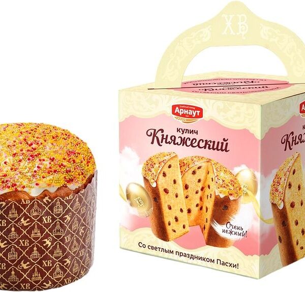 Кулич Арнаут Княжеский домашний 450г