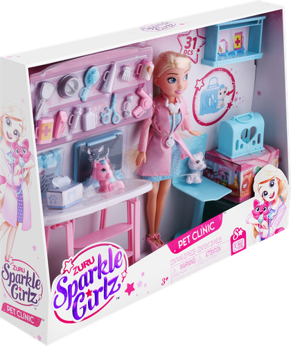 

Набор игровой SPARKLE GIRLZ Ветеринарная клиника, 9 предметов