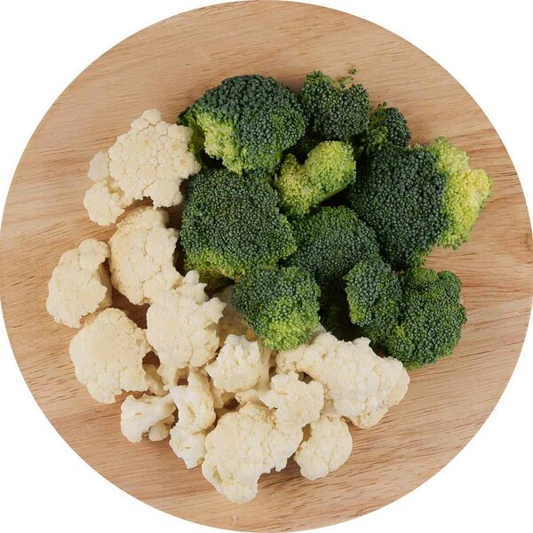 Цветная капуста с брокколи