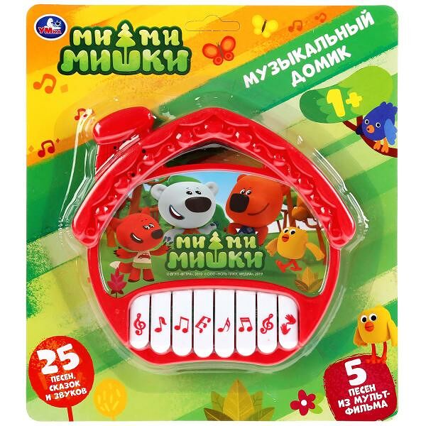 Домик музыкальный Ми-ми-мишки 25 песен сказок звуков Умка