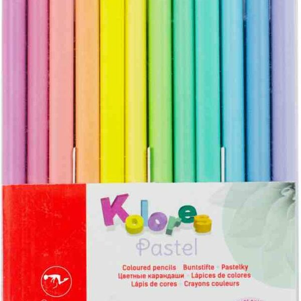 Набор карандашей цветных Kores Kolores Pastel 3 мм, 12 шт.