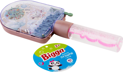 

Мыльные пузыри BIGGA в комплекте игра Арт. J00558, 40мл