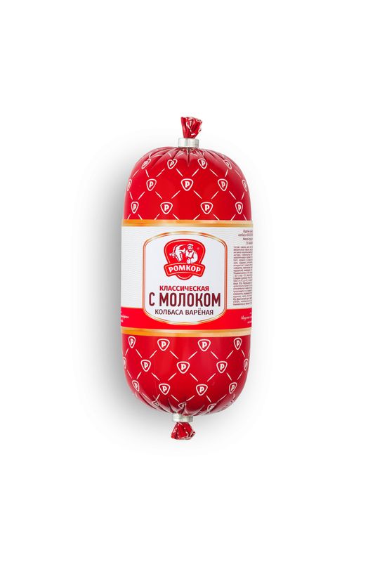 

Колбаса Ромкор вареная классическая с молоком 400 г