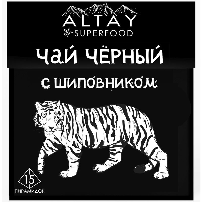 

Чай черный Altay Superfood с шиповником 2 г х 15 пакетиков 30 г