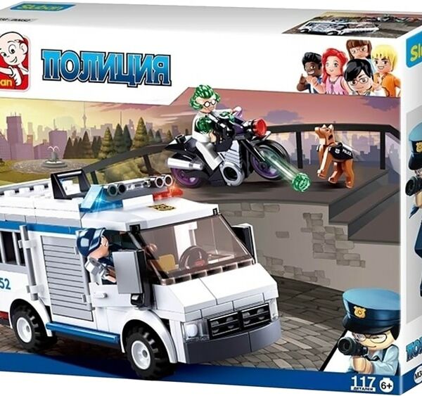 Конструктор Sluban Автобус для перевозки преступников