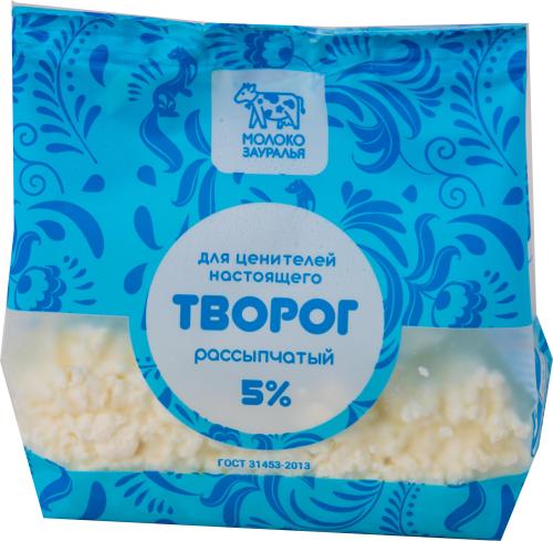 

Творог Молоко Зауралья рассыпчатый 5%