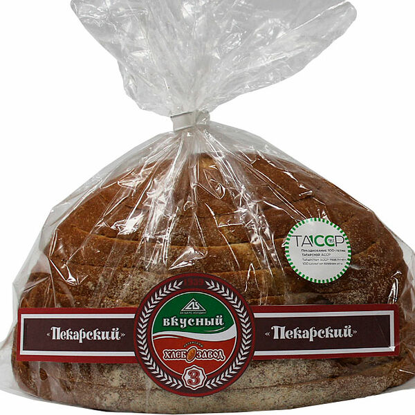 Хлеб Казанский хлебозавод №3 Пекарский ржано-пшеничный подовый нарезка