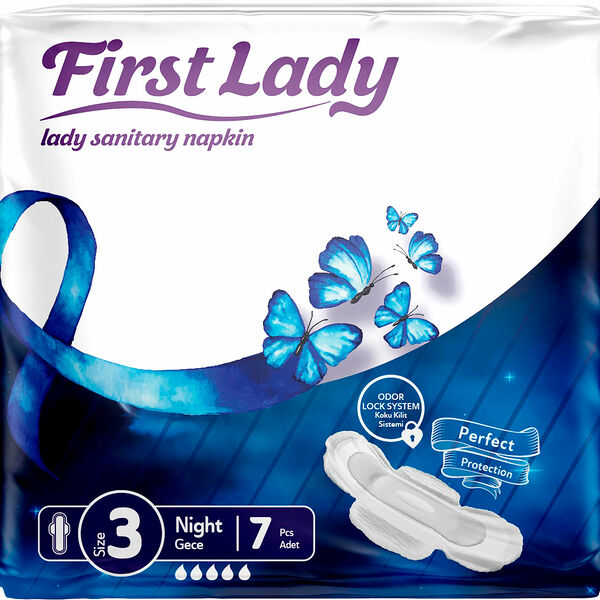 Прокладки женские FirstLady ночные