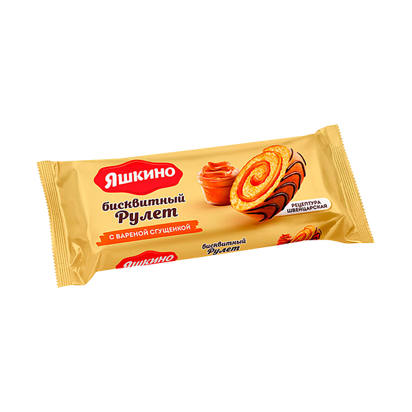Рулет Яшкино с вареной сгущенкой 200 г