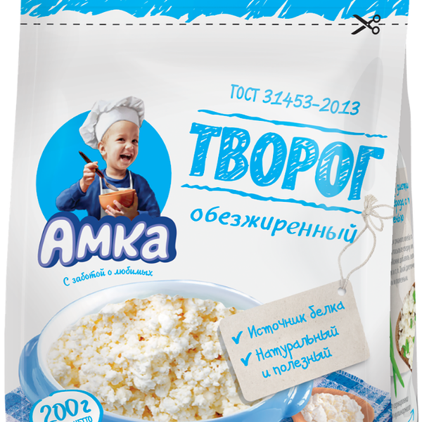 Творог обезжиренный Амка