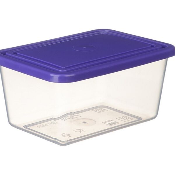 Емкость для продуктов Idea прямоугольная 0.4 л пластик в ассортименте