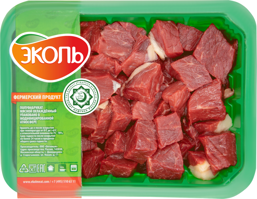 

Поджарка из говядины Эколь 400 г