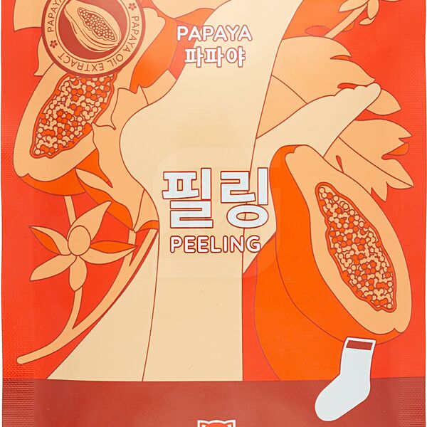 Пилинг-носочки для ног KuMiHo с экстрактом папайи