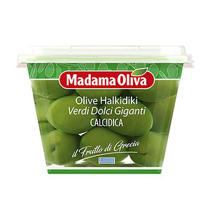 Оливки зеленые Madama Oliva гигантские сладкие с косточкой