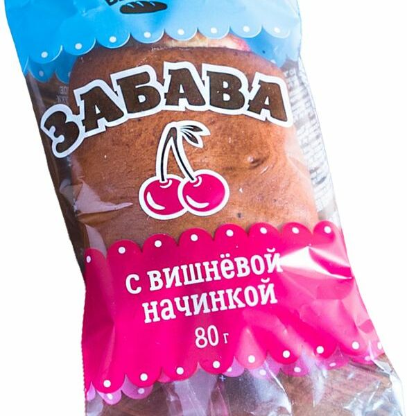 Рулет Пышно Вышло Забава с вишневой начинкой