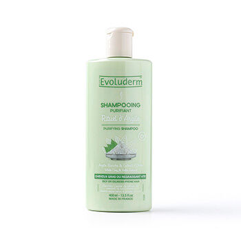 Шампунь Evoluderm Rituel D'Argile очищающий с глиной и экстрактом крапивы 400мл, Франция