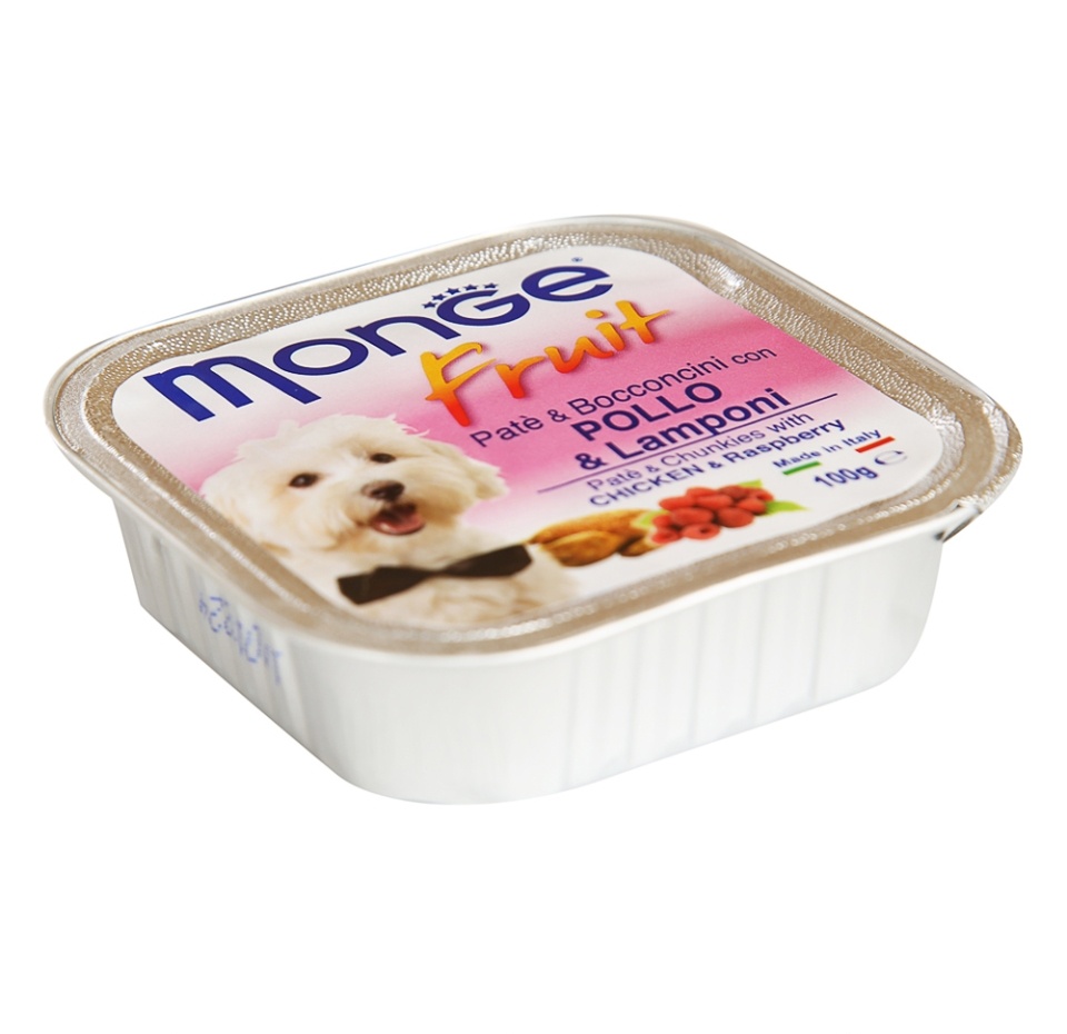 

Консервы для собак "Курица с малиной" Monge Dog Fresh 100 г