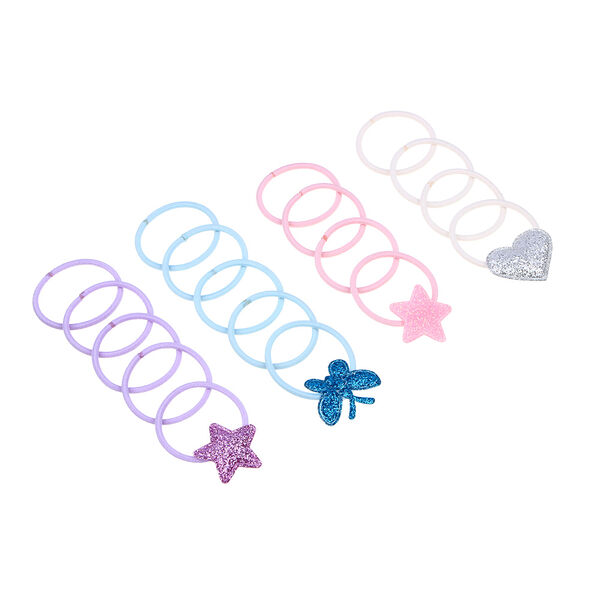 Beriotti набор детских резинок для волос 18шт, полиэстер, нейлон, d3,5см, 3 дизайна