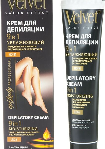Крем для депиляции Velvet 9в1 увлажняющий 125мл
