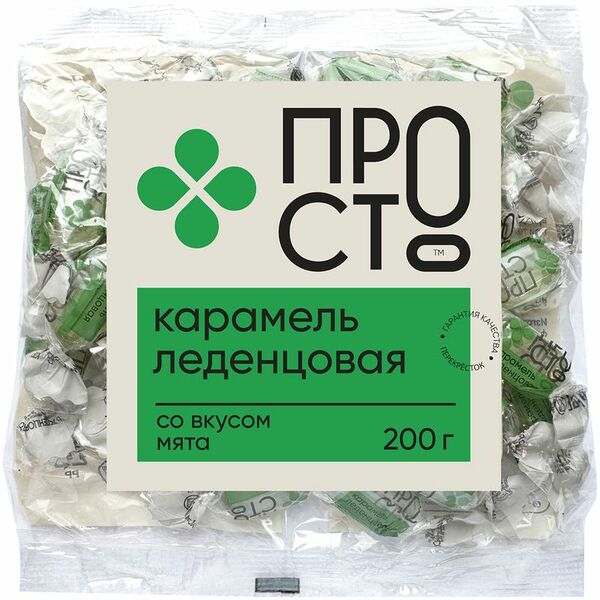 Карамель леденцовая со вкусом Мята Пр!ст, 200г
