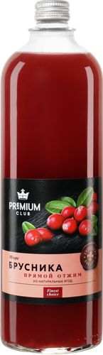 

Морс PREMIUM СLUB Брусничный, 1л