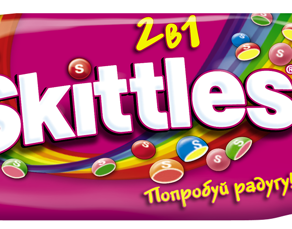 Драже Skittles 2 в 1, 38 г