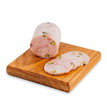 Рулет КФХ Еремкина т.п фаршированный Изумительный из индейки с фисташками КФХ Еремино поле