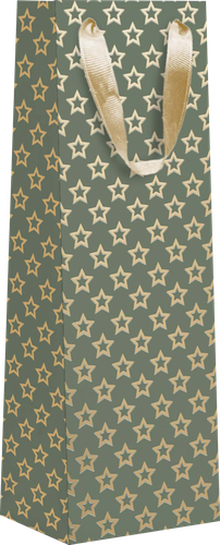 

Пакет подарочный под бутылку Kvant 7, 13х36х8,5см, с тиснением Арт. СБT16