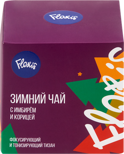 Напиток чайный FLORIS Зимний чай с имбирем и корицей, 50г