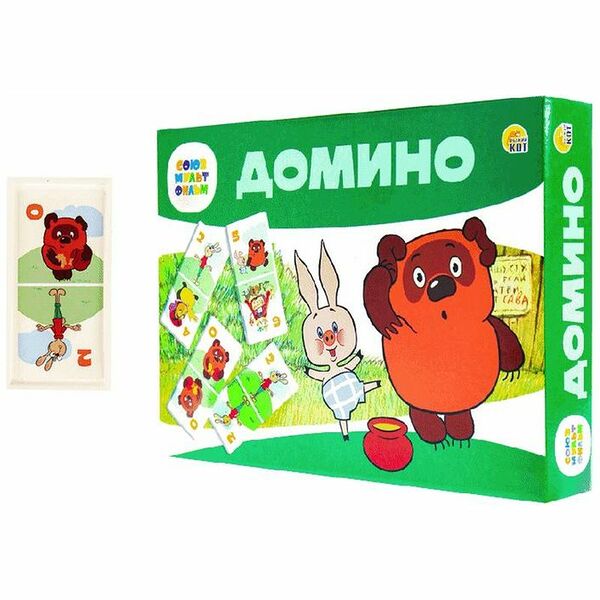 Домино Рыжий Кот Винни Пух большое