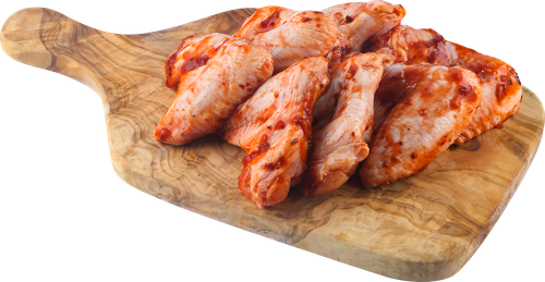 

Крылья куриные Лента Fresh в маринаде в вакуумной упаковке полуфабрикат охлажденный вес