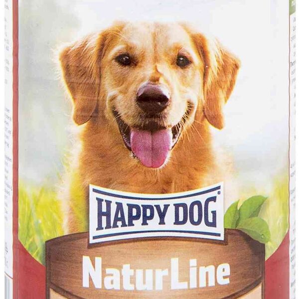 Happy Dog Natur Line консервы для собак Телятина и сердце
