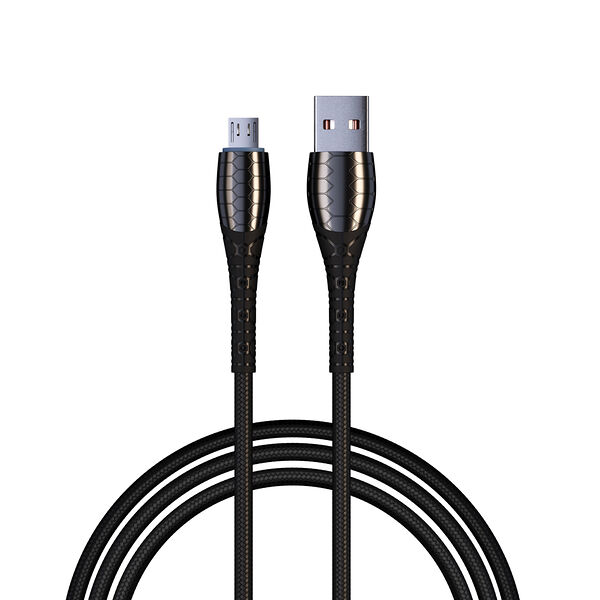 By кабель для зарядки богатырь micro usb, 1м, быстрая зарядка qc3.0, штекер металл, черный