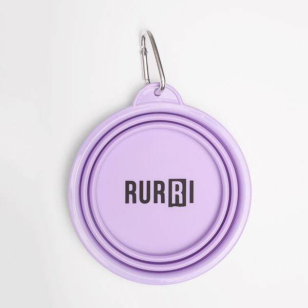 Миска складная Rurri силикон лавандовая 750мл