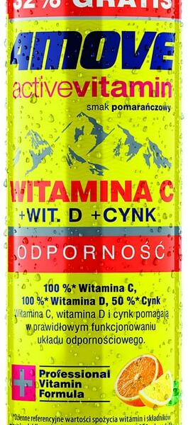 Напиток витаминизированный 4Move ActiveVItamin со вкусом апельсина 330мл