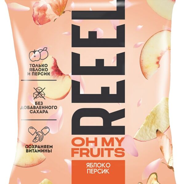 Чипсы Reeel Яблоко-Персик 15г