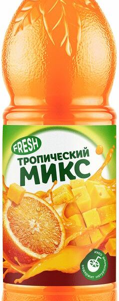 Напиток Fresh Тропический Микс негазированный пастеризованный 1.5л