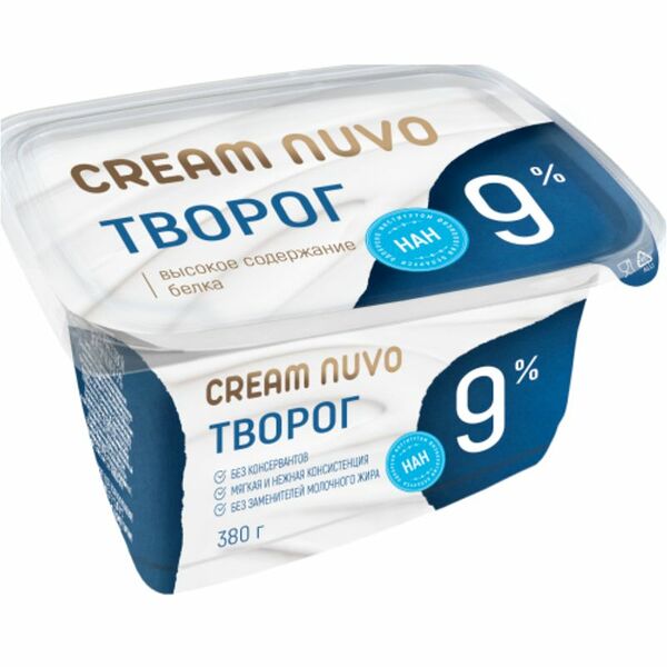 Творог Cream Nuvo Professional 9%