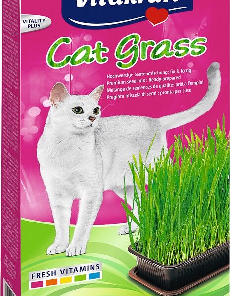 VITAKRAFT Смесь для проращивания свежей травы для кошек 120г лоток