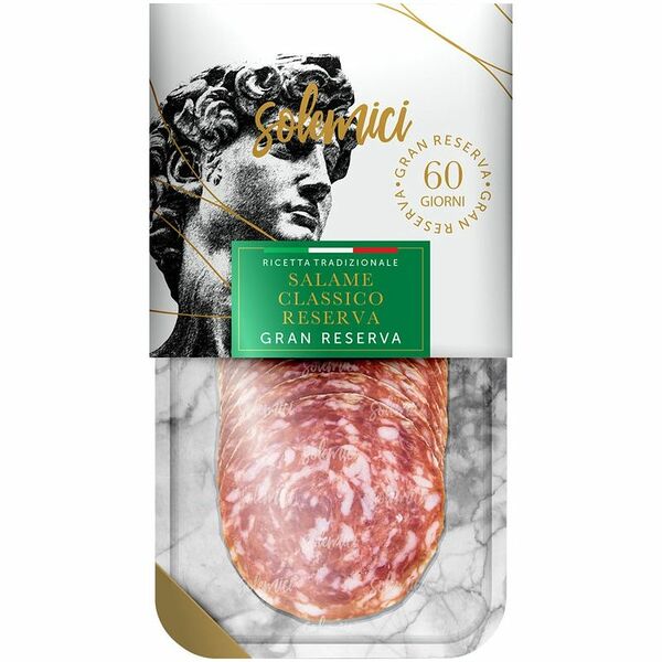 Колбаса сыровяленая Solemici Salame Classico Reserva полусухая, 70г