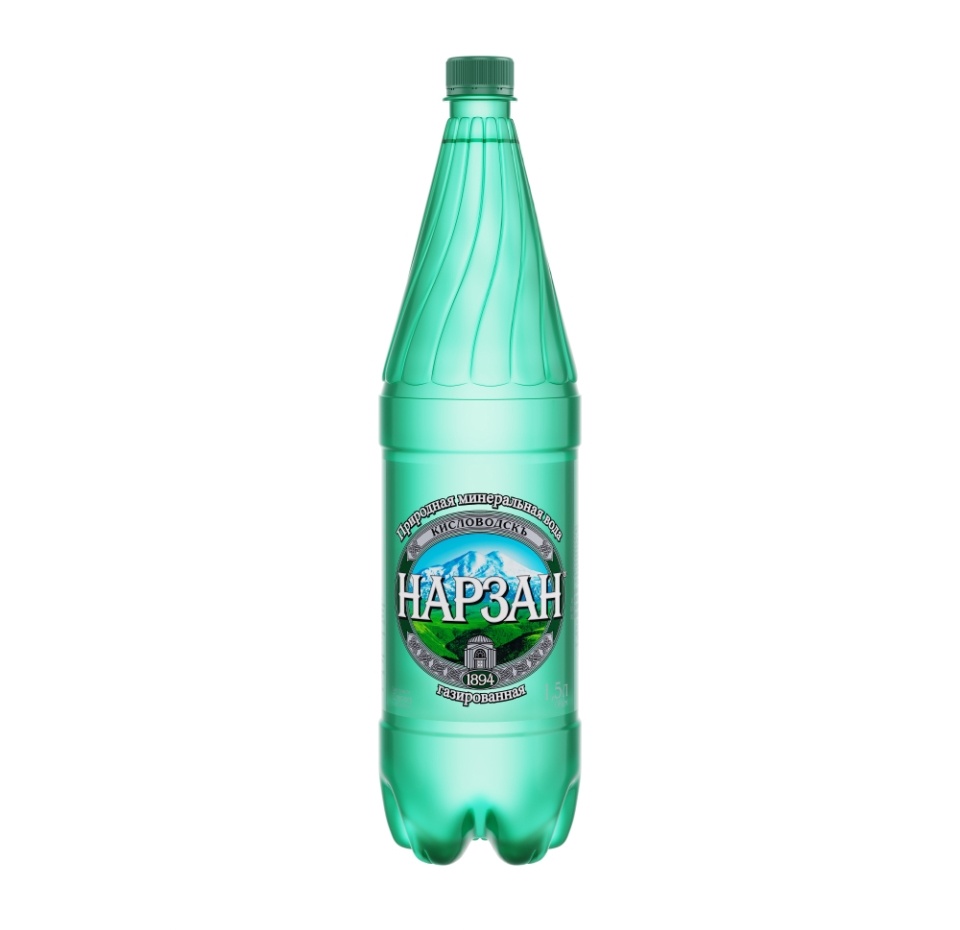 

Вода минеральная Нарзан газированная 1.5 л