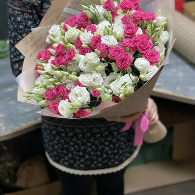 Авторский букет из кустовых роз букет мечты 💭🥹😘😍💐🥰