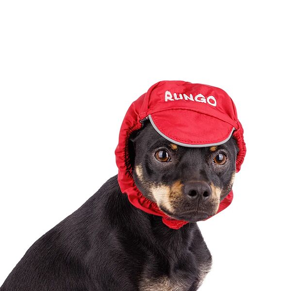 Шапка теплая для собак L, красная